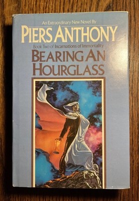1984 Bearing an Hourglass Piers Anthony Hardcover Del  Ray 1st Edition Book Two