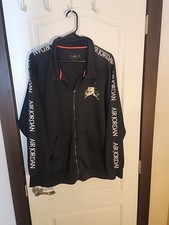 Nike Air Jordan Tricot Warmup Track Jacket Size XL Full Zip