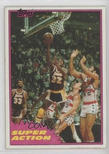 1981-82 Topps Magic Johnson #109 HOF