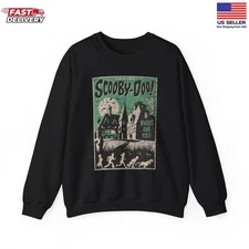 Retro Scooby Halloween Sweatshirt, 90S Horror Movies Sweatshirt, Halloween Gift