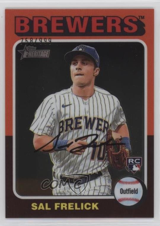 2024 Topps Heritage Chrome 258/999 Sal Frelick #451 4z8