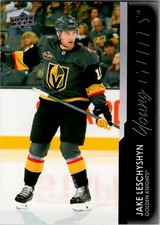 JAKE LESCHYSHYN 2021-22 UPPER DECK YOUNG GUNS ROOKIE CARD YG RC #493 493. rookie card picture