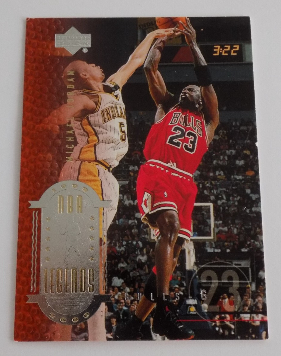 2000-01 Upper Deck NBA Legends Michael Jordan Card #1 Bulls HOF
