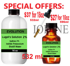 2 Lugol's Solution Iodine with Potassium Iodide. See best offer here 