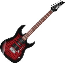 Super GRX70QA-TRB E-Gitarre von Ibanez aus der RG Gio Serie mit Tremolo in rot