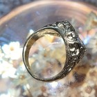 Vintage 18k Plated Nugget Crystal Ring!!!  — photo 7