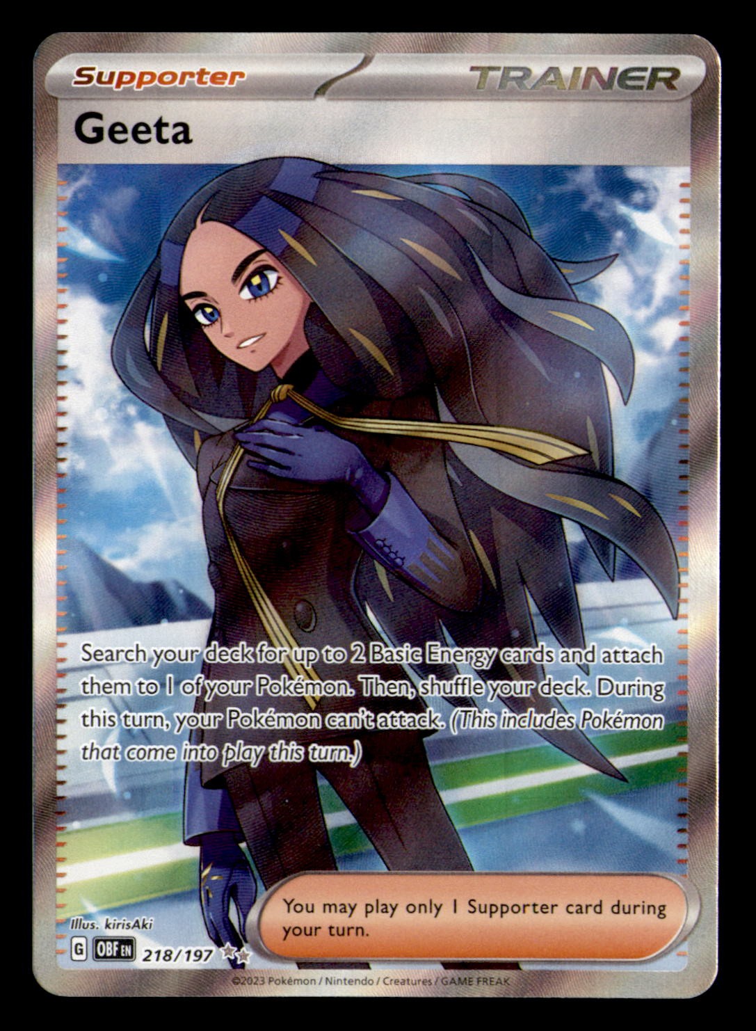 SV03: Obsidian Flames #218/197 Geeta
