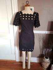 NEW!! Beautiful Black Short Sleeve Dress By Anthropologie!! Size 2!!