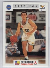 Australian Basketball Card 1993. NBL #34 Gold Coast Rollers Greg Fox