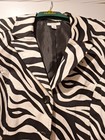 Woman's Dressbarn Zerbra Striped Lined Jacket. Sz 18W — photo 3