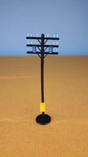 HO scale plastic telephone poles lot of 10