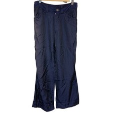 tricot COMME des GARCONS Cupra High Waist Pants AD2005 S Navy Women USED