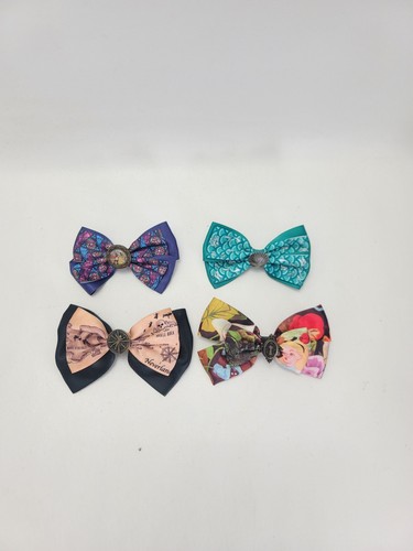 Handmade Disney Hair Bows Alice In Wonderland Ariel  Beauty And The Beast Belle