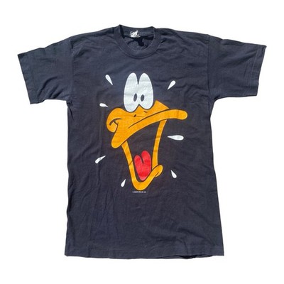 Screen Stars T-Shirt Duffy Druck Großartig Warner Bros Vintage Jahr 1989 M ALS S