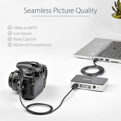 StarTech.com HDMI Video Capture Device - 1080p - 60fps Capture Card - USB Video - Picture 3 of 6