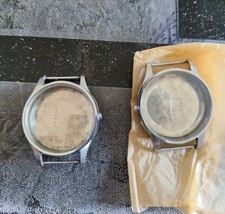 Konvolut 2 Gehäuse Montre Chronograph Vintag...