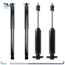 4 Shocks Struts Front & Rear for Chevrolet C1500 C2500 RWD W/ Spring Absorbers