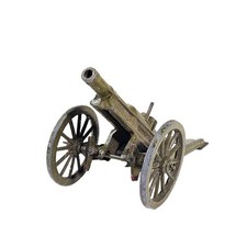 Vintage Britains Royal Artillery Field Gun Cannon Green Die-cast Metal Unboxed.