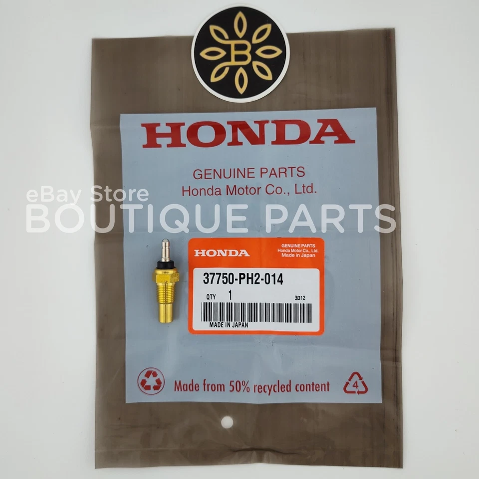 Sensor de temperatura de refrigerante original para Honda DENSO JAPAN 37750-PH2-014 Thermo ECT  Foto 2 de 4