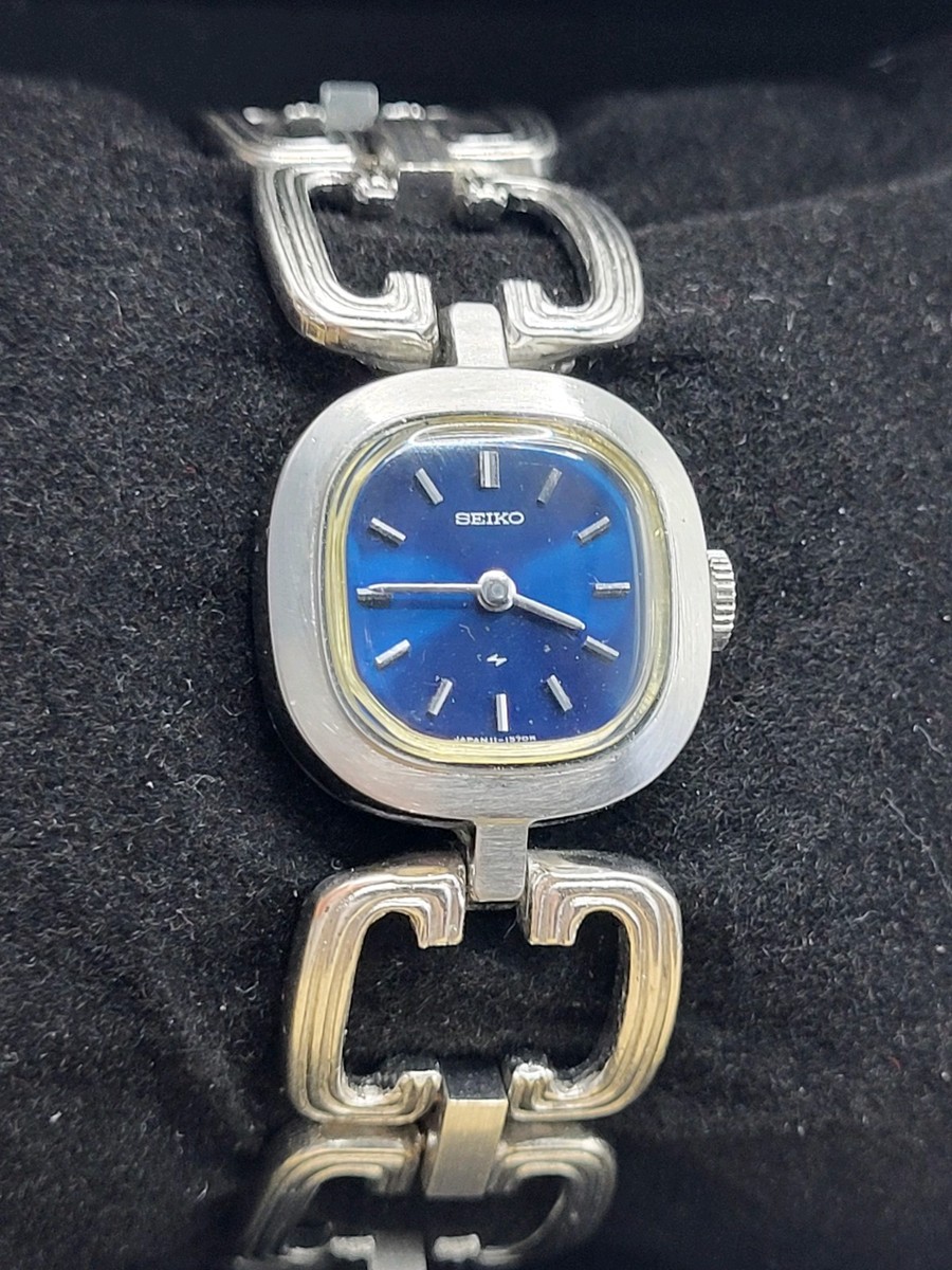 MINT] 1973 Seiko Vintage 11-3500 Manual Wind Blue Dial Watch Made
