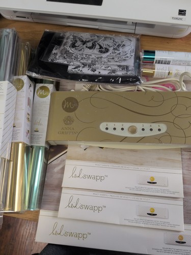 Anna Griffin Minc Foil Transfer Machine + Large Lot of Accessories (Used & New)
