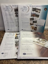 Lot of 3 Creative Memories 12x12 WHITE Refill Pages Album 1 Page Protector 2000