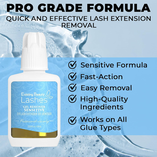 Sensitive Lash Remover per Extension - Extension Ciglia Trasparenti - Foto 4 di 12