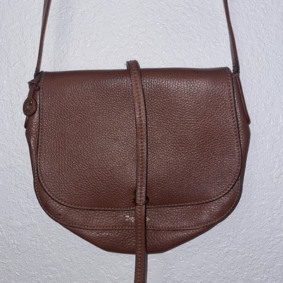Repetto Crossbody Handbag Brown Purse Bag SEE
