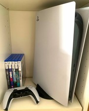 Sony PlayStation 5 Blu-Ray Edition Konsole 825 GB Weiß PAL mit DualSense