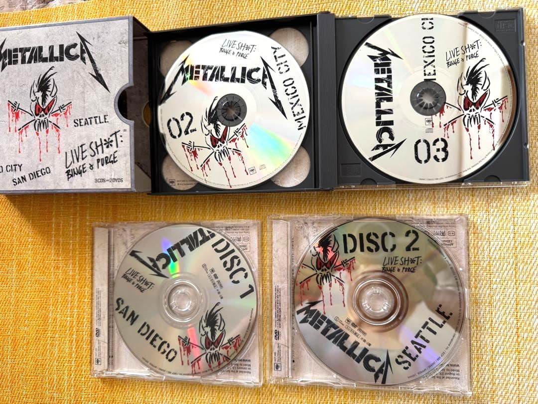 llica - Live Shit: Binge & Purge　限定盤 Live Shit Binge & Purge by Metallica (CD, Nov-2003, Smji) for sale