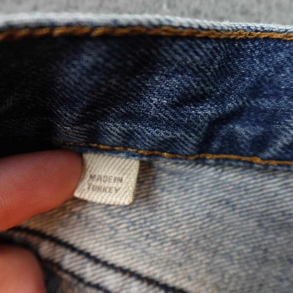 Burberry Brit Steadman Jeans Mens 35R 35x34 Blue Slim Fit Denim Straight Leg - Image 4 of 4