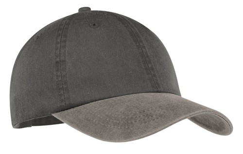 Port & Company CP83 Adults 100% Cotton Twill Two Tone Pigment Dyed Cap - Picture 7 of 8