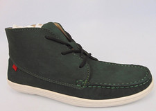 Marc Joseph New York Houston Sneaker Big Unisex Kids Size 5.5 Green Leather, NEW