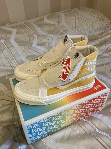 VANS Free & Easy OG SK8-Hi LX UK 7 Size Honey Pot White Trainers New - Picture 3 of 13