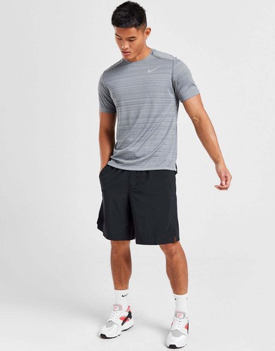 Nike Miler 1.0 Men's T-Shirt Dri-Fit Running Training Gym Top 'Smoke Grey' S M L - Picture 6 of 8