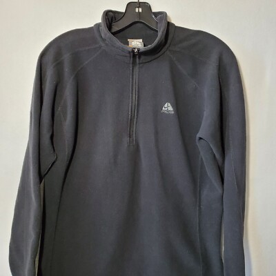 Nike ACG Shirt 1/4 Zip Fleece Women's Medium Black Long Sleeve