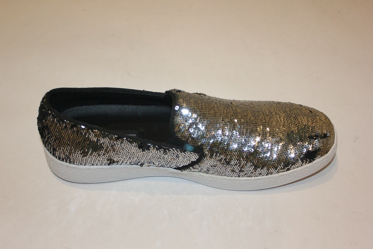 INC International Concepts Flash Sequin Slip-Ons Silver Mens Size 11.5 INC INTERNATIONAL CONCEPTS FLASH SEQUIN SLIP- | Mercari main image 3