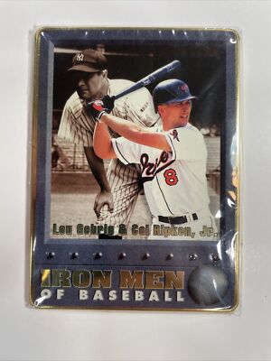IRON MEN CAL RIPKEN JR. LOU GEHRIG Metallic Impressions