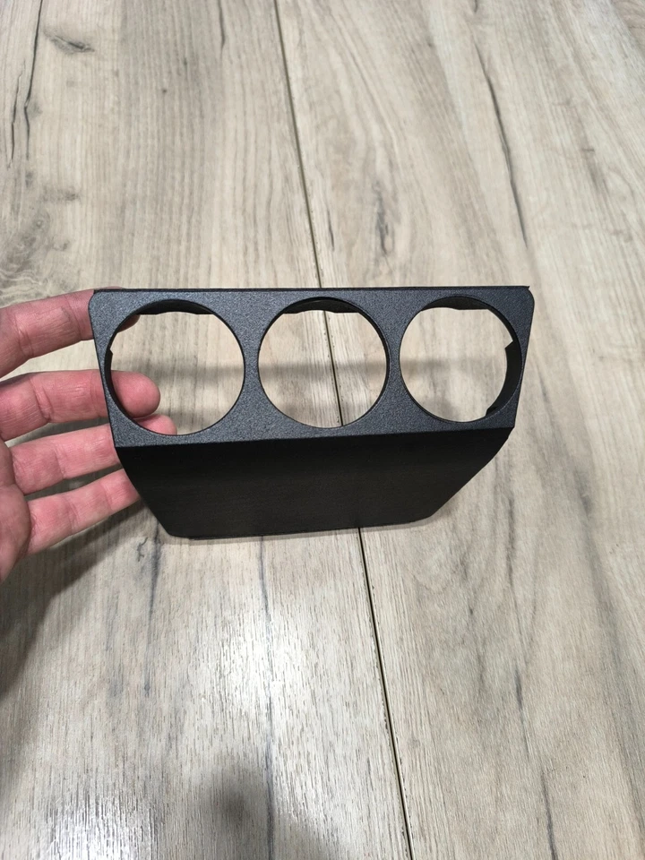 BANDEJA DE MEDIDORES 52 MM SOLO PARA GOLF JETTA MK2 SIN MEDIDORES ASPECTO ORIGINAL GTI G60 GTD Foto 2 de 4