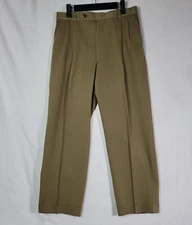 Innocenti for Tom James Pants Mens 32 x 28 Olve Double Plead Front Straight 
