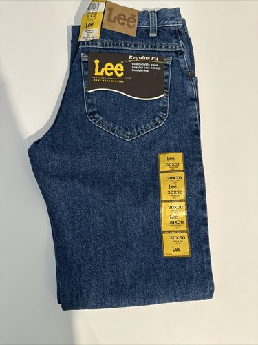 Lee Jeans 30x34 Mens Vintage Pepper Stone Wash Regular Fit Straight Leg - Picture 5 of 5