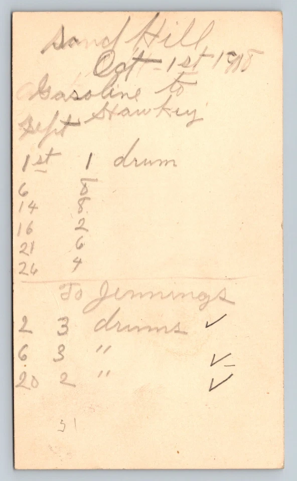 1917 UX29 US Postal Card Jefferson Red 2c TIDIOUTE PA 'Gasoline Drums' Order - Image 3 of 3