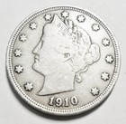 1910 P Liberty Head "V" Nickel Ave Circulated *Free Shipping*