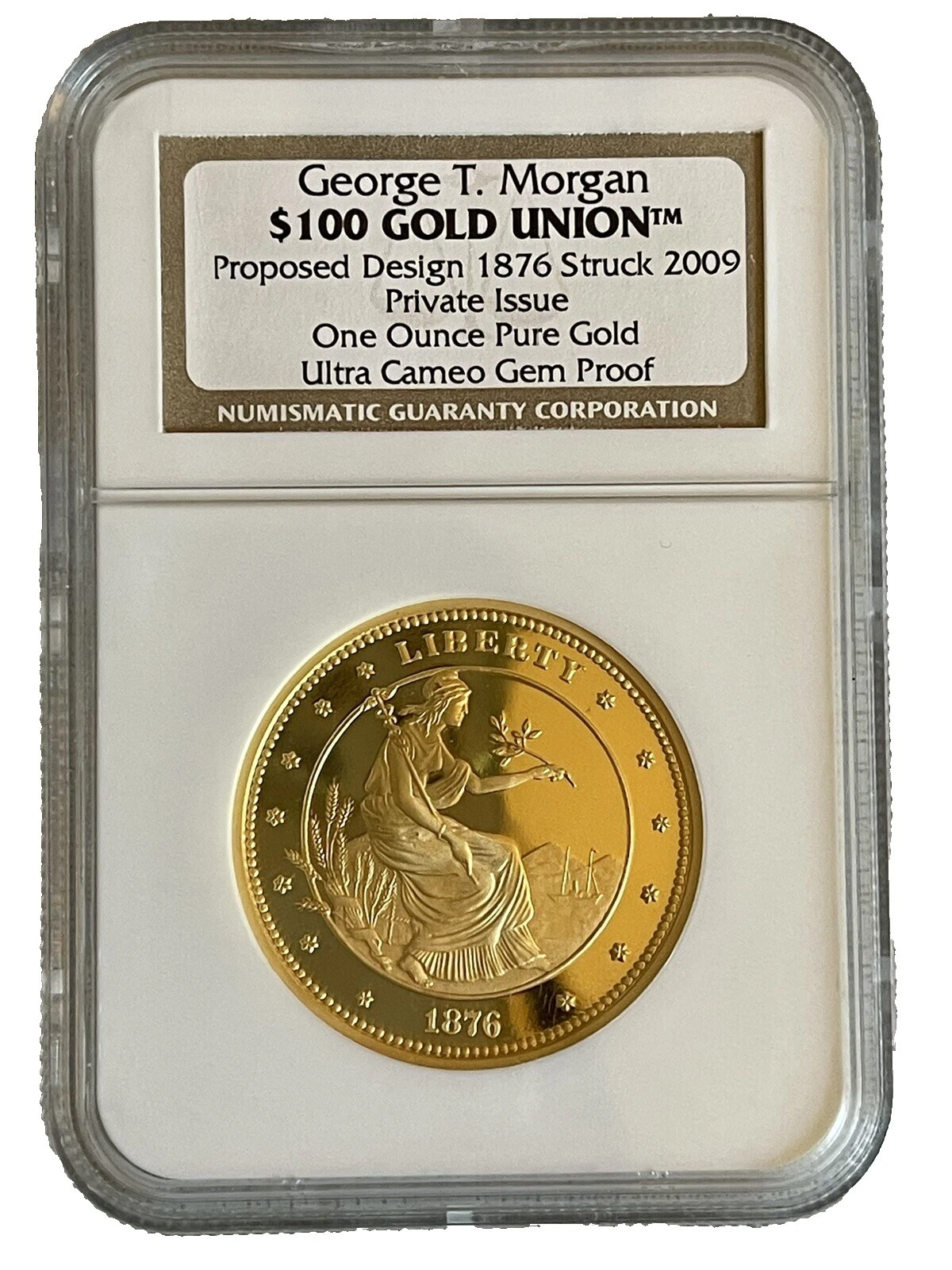 Gold Bullion 1 oz Precious Metal Content per Unit 2009