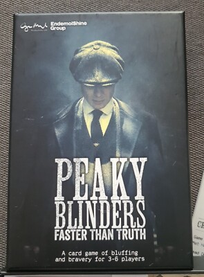 Peaky Blinders Faster than Truth a Card Game of Money Power Prestige Steamforged