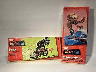 Weird-Ohs Hot Dogger Hang Ten Beach Bunny Davey Testors Model Kits Odd Rods  93