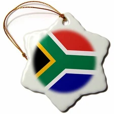3dRose Flag of South Africa - Colorful red green blue black white yellow multico