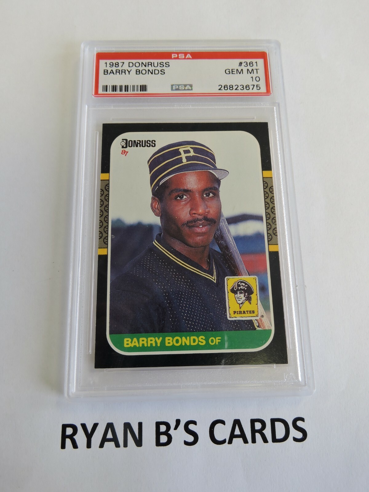 Barry Bonds Donruss Rookie Card
