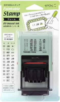 Midori Rotating Stamp Set w/ Number, Day, Month, Symbol Patterns 35454006
