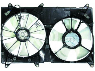For Highlander 2.4L 04-07 Without Towing A/C Condenser Radiator Cooling Fan